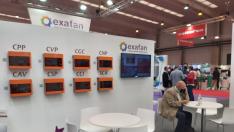 Innovación tecnológica expuesta por la empresa aragonesa Exafan durante la reciente celebración de Figan en la Feria de Zaragoza.