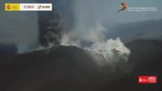 Continúa la efusividad del volcán de La Palma