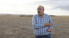 Manuel Rando, en los terrenos destinados al matadero.