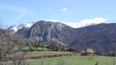Vistas de la localidad de Valle de Bardají (Huesca)