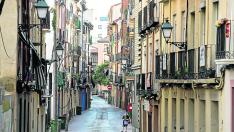 Aspecto de la calle de Agustina de Aragón, donde el Ayuntamiento prevé comprar tres parcelas
