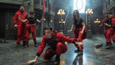 Fotograma de un capítulo de 'La casa de papel'