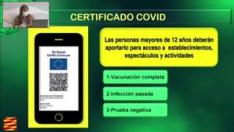 Se exigirá el certificado covid a partir de la madrugada del sábado al domingo, 12 de diciembre.