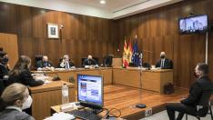 El juicio se celebró ayer en la Audiencia Provincial de Zaragoza.