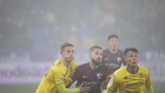 Imágenes del partido entre la SD Huesca y el Alcorcón, este domingo, en El Alcoraz.