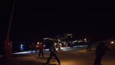 Bajada de antorchas el pasado 1 de enero en la estación de esquí de Cerler