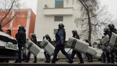 Protestas en Kazajsitán.