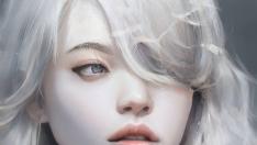 Detalle de la obra 'White', del alcañizano Toñín Lizana.