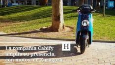 Cabify amplía su presencia en Zaragoza y despliega sus motos eléctricas de alquiler