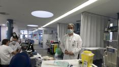 Carlos Serón, jefe de la Unidad de Cuidados Intensivos del Hospital Universitario San Jorge de Huesca.
