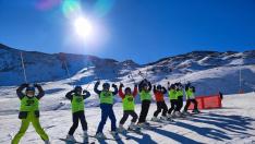 Campaña de esquí para escolares del Somontano.