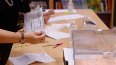 Recuento de votos de las elecciones de Castilla y León.
