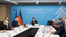 La ministra de Asuntos Exteriores de Alemania, Annalena Baerbock, convoca una reunión de crisis con el gobierno alemán por el conflicto en Ucrania.