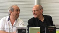 Severino Pallaruelo, autor del artículo, con su gran amigo Charles Mérigot.