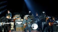 Wilco en la sala Oasis de Zaragoza, en 2007, con Jeff Tweedy en el centro.