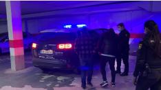 Detienen a tres integrantes de un grupo criminal itinerante que hurtaba en entidades bancarias de Zaragoza.