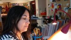 La ilustradora Nuria Otte, de origen español.