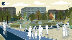 El Ayuntamiento habilitará carriles bici, senderos y espacios de juego para crear un espacio natural abierto a los ciudadanos.