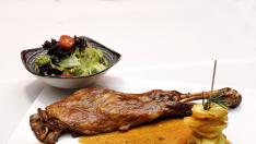 Ternasco asado del restaurante Palomeque.