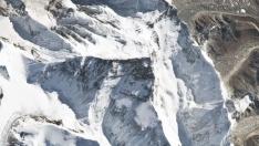 El Everest, visto desde la órbita terrestre.