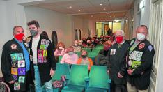 Representantes de todas las peñas, en la última reunión celebrada para organizar la Vaquilla.