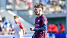 Una imagen del partido de la SD Huesca contra el Almería.