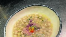 Plato de boliches de Ascara del restaurante El Cachirulo.