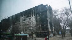 Destrucción en las calles de Mariúpol UKRAINE RUSSIA CONFLICT