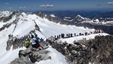 La ascensión al Aneto refleja la creciente afición por el montañismo.