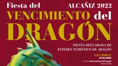 Cartel del Ayuntamiento de Alcañiz para el Día de Aragón 2022.
