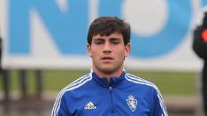Iván Azón, en la Ciudad Deportiva.