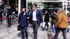 Luis Medina a su llegada a los Juzgados de Plaza Castilla para declarar en el caso de las mascarillas.