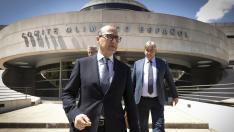 Reunión en el COE con los representantes de Aragón y Cataluña para tratar la candidatura a los Juegos Olímpicos de Invierno 2030