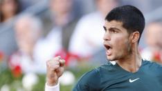 Carlos Alcaraz, en la final del Mutua Madrid Open 2022.