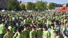 La 10ª Marcha Aspace Huesca bate su récord de participación con más de 8.300 personas