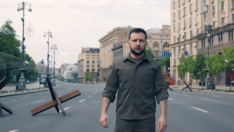Imagen de Zelenski en un vídeo lanzado por el Gobierno ucraniano por el Día de la Victoria