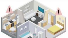 Recreación de una vivienda.