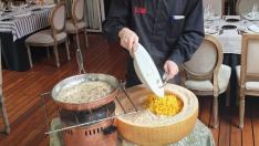 Tagliatelle al parmesano del restaurante zaragozano El Foro.