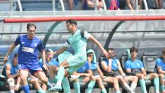 Florian Miguel, en una acción del partido.