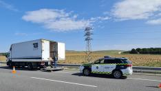 Camión robado interceptado en Soria