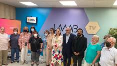 Imagen de la presentación del proyecto La Compañía, en el Laboratorio de Aragón Gobierno Abierto.