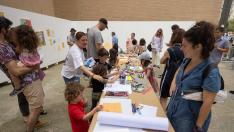 Fiestas Goyescas: Muro de arte para jóvenes en la calle Santiago de Zaragoza