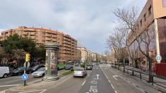 Camino de las Torres, en Zaragoza.