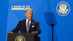 Joe Biden en al IX Cumbre de las Americas.