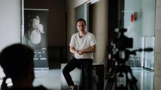 Germán Roda ha vuelto al Festival de Huesca para presentar su último documental.