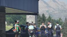 Muchos ciclistas han realizado parte del recorrido de la Quebrantahuesos a pesar de su aplazamiento.