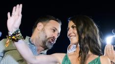 Santiago Abascal junto a Macarena Olona