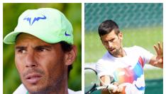 Rafa Nadal y Novak Djokovic, este martes e Londres.