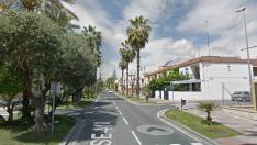 Avenida Santa Lucía en Alcalá de Guadaíra, donde ocurrieron los hechos.