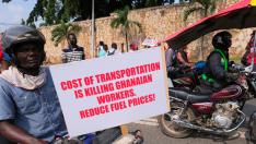 FILE PHOTO: Protest over economic hardships in Ghana